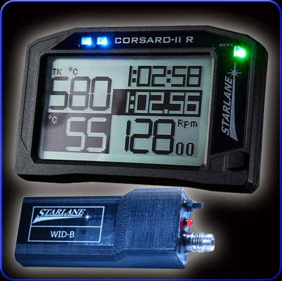Laptimer Corsaro mit Datenlogger für Kawasaki ZX10R